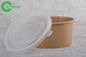 Microwave Safe Disposable Paper Bowls With Lids 1000ml Eco Friendly EU Approval