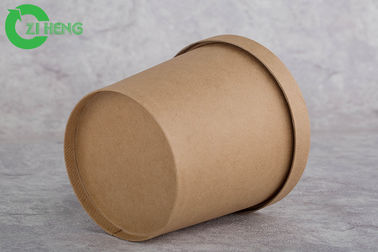 ถ้วยซุปกระดาษคราฟท์หนาผนังเดี่ยว, กล่องกระดาษน้ำตาลขนาด 8 ออนซ์พร้อมฝาปิด